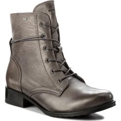 Botki WOJAS - 6665-50 Popiel. Szare buty zimowe damskie marki Wojas, z materiału. W wyprzedaży za 239,00 zł.