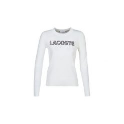 Bluzy Lacoste AF8763. Białe bluzy damskie Lacoste, bez wzorów, bez rękawów, bez kaptura. Za 759,00 zł.