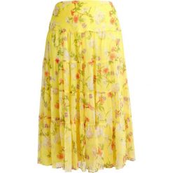 Lauren Ralph Lauren Woman POLY CRINKLE RUFFLE SKIRT Spódnica trapezowa yellow. Żółte spódniczki trapezowe marki Lauren Ralph Lauren Woman, z poliesteru. W wyprzedaży za 524,30 zł.
