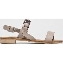 Emu Australia - Sandały Fig. Klapki damskie EMU Australia, bez wzorów, ze skóry, bez obcasa, na obcasie. W wyprzedaży za 299,90 zł.