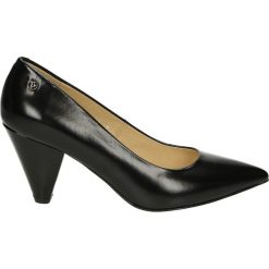 Czółenka - 3600-0681 NER. Czarne czółenka Venezia, ze skóry. Za 319,00 zł.