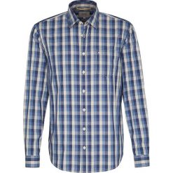 Koszula "Dan" - Regular fit - w kolorze niebieskim. Niebieskie koszule męskie Camel Active, m, w kratkę, z bawełny, z klasycznym kołnierzykiem, bez rękawów. W wyprzedaży za 87,95 zł.