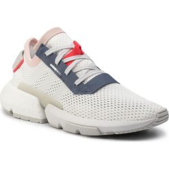 Buty adidas - POD-S3.1 EE4852 Ftwwht/Ftwwht/Greone. Białe półbuty męskie Adidas, na co dzień, bez wzorów, z tworzywa sztucznego, bez zapięcia. W wyprzedaży za 259,00 zł.