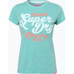T-shirty damskie: Superdry – T-shirt damski, zielony