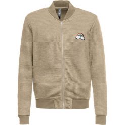 Bluza rozpinana bonprix matowy szarozielony. Brązowe bluzy damskie bonprix, bez wzorów, bez rękawów, bez kaptura. Za 79,99 zł.
