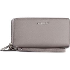 Duży Portfel Damski MICHAEL MICHAEL KORS - Jet Set Travel 32S5STVE9L Pearl Grey. Szare portfele damskie MICHAEL Michael Kors, bez wzorów, ze skóry. Za 699,00 zł.
