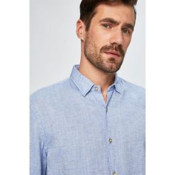 Pierre Cardin - Koszula. Niebieskie koszule męskie Pierre Cardin, bez wzorów, z bawełny, casualowe, button down, z długim rękawem. W wyprzedaży za 159,90 zł.