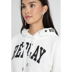 Replay Bluza z kapturem off white. Białe bluzy z kapturem damskie marki Replay, xxs, z bawełny. Za 369,00 zł.