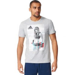 Topy sportowe damskie: Adidas Koszulka męska T-Shirt Female Athlete szara r. S (AY7202)