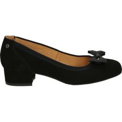 Czółenka - C082 897 NERO. Czarne buty ślubne damskie Venezia, ze skóry. Za 299,00 zł.
