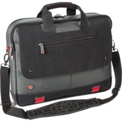 Torby na laptopa: Torba I-STAY dwukomorowa z klapą na laptopa 15,6” szara (IS0502)
