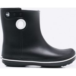 Crocs - Kalosze. Czarne kalosze damskie marki Crocs, z materiału. Za 179,90 zł.