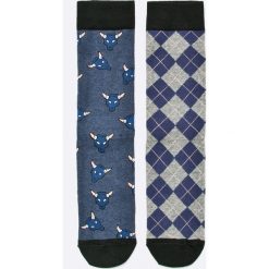 Medicine - Skarpety City Rhythmes (2-pack). Szare skarpetki męskie marki MEDICINE, z bawełny. W wyprzedaży za 23,90 zł.