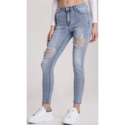 Jasnoniebieskie Jeansy Slim Arakhne. Niebieskie jeansy damskie Renee, s. Za 129,99 zł.