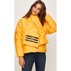 Adidas Performance - Kurtka. Żółte kurtki damskie adidas Performance, s, bez wzorów, z poliesteru, krótkie, bez kaptura. W wyprzedaży za 549,90 zł.