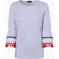 Taifun - Bluzka damska, niebieski. Niebieskie bluzki damskie Taifun, w paski, bez kołnierzyka, bez rękawów. Za 199,95 zł.