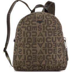 Plecak DESIGUAL - 19WAKA05 4092. Zielone plecaki damskie Desigual, bez wzorów, ze skóry ekologicznej, eleganckie, bez dodatków. W wyprzedaży za 259,00 zł.