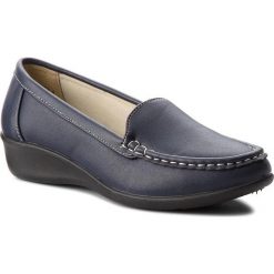 Półbuty CLARA BARSON - W17SS608-8 Granatowy. Niebieskie półbuty damskie Clara Barson, na co dzień, bez wzorów, ze skóry ekologicznej, bez obcasa, na obcasie, bez zapięcia. W wyprzedaży za 34,99 zł.