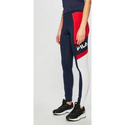 Fila - Legginsy. Niebieskie spodnie damskie Fila, s, z elastanu. W wyprzedaży za 149,90 zł.