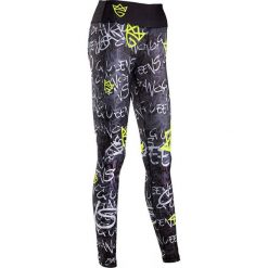 Legginsy sportowe damskie: OLIMP Legginsy treningowe Graffiti SGraffiti czarne r. M