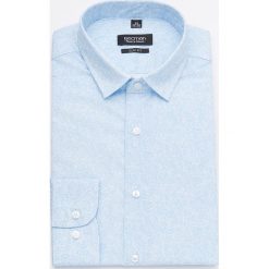 Koszula versone 2931 długi rękaw slim fit niebieski. Niebieskie koszule męskie Recman, m, bez wzorów, bez kołnierzyka, z długim rękawem. Za 189,00 zł.