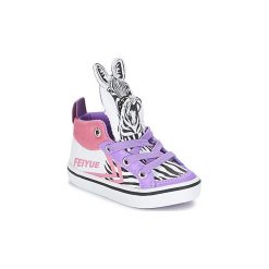 Buty Dziecko Feiyue DELTA MID ANIMAL. Różowe trampki dziewczęce marki Feiyue, bez wzorów, bez zapięcia. Za 263,20 zł.