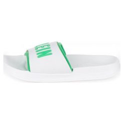 Calvin Klein Klapki Damskie 35/36 Białe. Białe klapki damskie Calvin Klein, bez wzorów, bez obcasa. Za 179,00 zł.