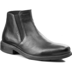 Kozaki GEOX - U Dublin D U34R2D 00043 C9999 Czarny. Czarne glany męskie Geox, z materiału. W wyprzedaży za 369,00 zł.