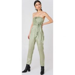 Glamorous Kombinezon bandeau - Green. Zielone kombinezony damskie marki Glamorous, bez ramiączek, długie. W wyprzedaży za 66,88 zł.