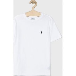 Polo Ralph Lauren - T-shirt dziecięcy 134-176 cm. Białe t-shirty chłopięce Polo Ralph Lauren, bez wzorów, z bawełny, bez rękawów. Za 119,90 zł.