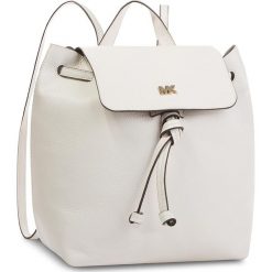 Plecak MICHAEL MICHAEL KORS - Junie 30T8TX5B2L Optic White. Białe plecaki damskie marki MICHAEL Michael Kors, ze skóry, eleganckie. W wyprzedaży za 899,00 zł.