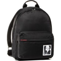 Plecak KARL LAGERFELD - 201W3123 Black. Czarne torby męskie skórzane KARL LAGERFELD, bez wzorów, z materiału. W wyprzedaży za 589,00 zł.