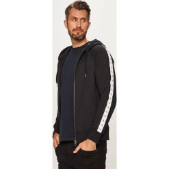 Calvin Klein Jeans - Bluza. Szare bluzy męskie Calvin Klein Jeans, s, z aplikacjami, z bawełny, z kapturem, bez rękawów, z kapturem. W wyprzedaży za 359,90 zł.