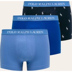 Polo Ralph Lauren - Bokserki (3-pack). Niebieskie bokserki męskie Polo Ralph Lauren, s, z nadrukiem, z elastanu. Za 219,90 zł.