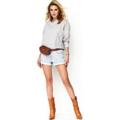 Bluza oversize bawełniana szara - 36. Szare bluzy damskie s, z bawełny, eleganckie, oversize. Za 139,99 zł.