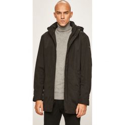 Dkny - Kurtka. Szare płaszcze męskie DKNY, s, bez wzorów, z poliesteru, długie, z kapturem. W wyprzedaży za 599,90 zł.