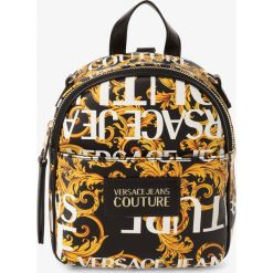 Versace Jeans - Plecak damski, czarny. Czarne plecaki damskie Versace Jeans, bez wzorów, z jeansu. Za 799,95 zł.