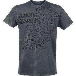 Amon Amarth Pure Viking T-Shirt ciemnoszary. Szare koszulki męskie marki Amon Amarth, l, z nadrukiem, vintage, z dekoltem na plecach. Za 99,90 zł.