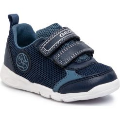 Sneakersy GEOX - B Runner B. A B02H8A 0FE14 C0700 M Navy/Avio. Niebieskie trampki chłopięce Geox, bez wzorów, ze skóry ekologicznej, na rzepy. Za 179,00 zł.