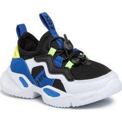 Sneakersy BARTEK - 75219-0XR Biały/Kobalt. Czarne trampki chłopięce Bartek, bez wzorów, ze skóry ekologicznej, na sznurówki. Za 159,00 zł.