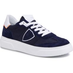 Sneakersy PHILIPPE MODEL - Tample BDLU RX07 Bleu. Niebieskie sneakersy męskie Philippe Model, bez zapięcia. Za 1269,00 zł.