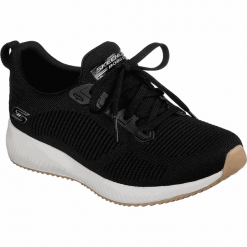 Skechers Bobs Squad 31362-BLK 36 Czarne. Czarne buty sportowe damskie Skechers, z tkaniny, sportowe. W wyprzedaży za 169,99 zł.