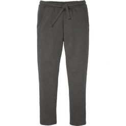 Spodnie sportowe bonprix antracytowy melanż. Szare spodnie męskie bonprix, s, w paski, z dzianiny, sportowe. Za 49,99 zł.