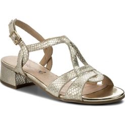 Sandały damskie: Sandały CAPRICE – 9-28201-20 Gold Rep Me 953