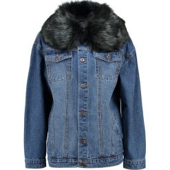 Odzież damska: Liquor N Poker JACKET WITH OVERSIZED COLLAR Kurtka jeansowa mid indigo