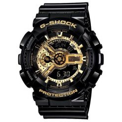 Zegarek Casio Męski GA-110GB-1AER G-Shock czarny. Czarne zegarki męskie CASIO. Za 761,66 zł.