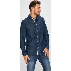 Tommy Jeans - Koszula. Szare koszule męskie jeansowe Tommy Jeans, m, z klasycznym kołnierzykiem, z długim rękawem. W wyprzedaży za 279,90 zł.