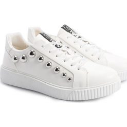 Twinset Sneakersy. Białe trampki i tenisówki damskie Twin Set, bez wzorów, ze skóry, bez zapięcia. Za 489,00 zł.