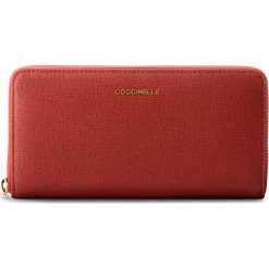 Duży Portfel Damski COCCINELLE - CW1 Metallic Saffiano E2 CW1 11 04 01 Bourgogne R00. Czerwone portfele damskie Coccinelle, ze skóry. W wyprzedaży za 419,00 zł.