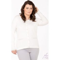 Sweter z ozdobną lamówką Plus. Swetry damskie Monnari, z wiskozy, długie. Za 64,44 zł.
